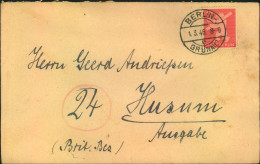 1946, Fernbrief Mit 12 Pf. Bär Am Tag Der Portoerhöung Zum Alten Tarif Von "BERLIN GRÜNAU 1.3.46 - Berlijn & Brandenburg