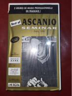 RARE CASSETTE VIDEO  PRESTIDIGITATION VHS MAGIE BEST OF ASCANIO SEMINAR PARIS 1995 120 MINUTES - Documentari