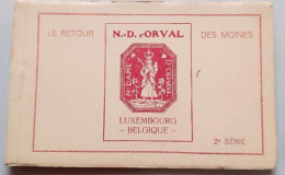 Carnet De Cartes Complet - Belgique - Orval - Le Retour Des Moines - 2è Série - Cartes Postales Anciennes - Sonstige & Ohne Zuordnung