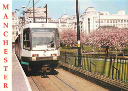 Trains - Métro - Manchester - Metro Link Tram Arriving At Piccadilly Gardens - CPM - Voir Scans Recto-Verso - Metropolitana