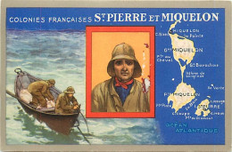 -pays Div.-ref-EE482- Les Colonies Françaises - Saint Pierre Et Miquelon -  Publicité Lion Noir - - Saint-Pierre-et-Miquelon