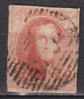 Timbre Oblitéré De Belgique Médaillon De 1851 N° 8 - 1849-1865 Medaillons (Varia)