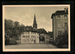 AK Freiburg / Breisgau, Augustinerplatz Mit Gasthaus Zum Wilden Mann & Museum  - Freiburg I. Br.