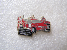 PIN'S   CITROËN   ZX  RALLYE RAID   ASSISTANCE CITROËN SPORT Version  Zamak Argenté  STARPIN'S - Citroën