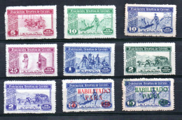 ESPAGNE -- Lot 97 -- 9 Timbres Asociation Benefica De Correos (1945) - Variedades & Curiosidades