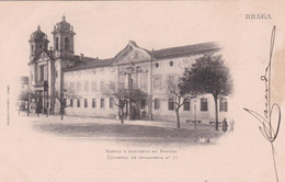 POSTCARD PORTUGAL - BRAGA -  IGREJA E CONVENTO  DO POPULO E QUARTEL D'INFANTERIA - Braga