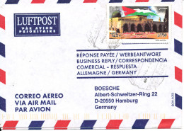 Egypt Air Mail Cover Sent To Germany The Cover Is Damaged On The Backside - Luchtpost