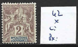NOUVELLE-CALEDONIE 42 * Côte 2.50 € - Unused Stamps