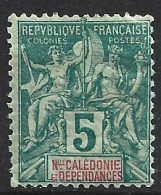 NOUVELLE-CALEDONIE 44 * Côte 3 € - Unused Stamps