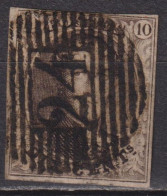 Timbre Oblitéré De Belgique Médaillon De 1851 N° 6 - 1849-1865 Médaillons (Autres)