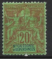 NOUVELLE-CALEDONIE 47 * Côte 22 € ( 1 Clair ) - Nuevos