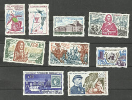 FRANCE N°1649 à 1651, 1655 à 1660 Neufs** Cote 4.90€ - Unused Stamps