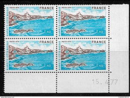 FRANCE 1976 N°1903**  GOMME D'ORIGINE SANS CHARNIÈRE COINS DATES 15.4.77  TTB    2 SCANS - 1970-1979