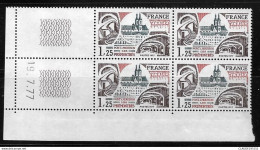 FRANCE 1977 N°1947**  GOMME D'ORIGINE SANS CHARNIÈRE COINS DATES 19.7.77  TTB      2 SCANS - 1970-1979