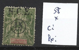 NOUVELLE-CALEDONIE 58 * Côte 44 € - Unused Stamps