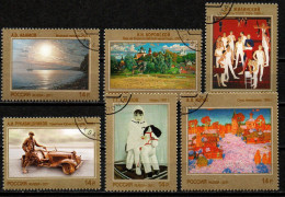 Rußland 2011 - Mi.Nr. 1744 - 1749 - Gestempelt Used - Gemälde Paintings - Usados