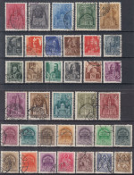 ⁕ Hungary 1939 - 1943 ⁕ Church Heroes / St. Stephen's Crown / Church Heroes ⁕ 36v Used - Scan - Used Stamps