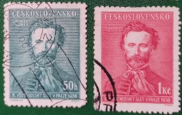 CECOSLOVACCHIA   1938 SOKOL YT 340-341 - Used Stamps