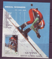 Amérique - Guyana - 1988 - BLF Calgary Winter Olympic Games - 6314 - Guyane (1966-...)