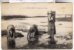 DEPT 14 / PORT EN BESSIN - PECHEUSES DE MOULES - 1922 - Port-en-Bessin-Huppain