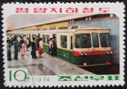 Corée Du Nord 1974 Completion Of The Subway In Pyongyang   Stampworld N° 1259 - Corée Du Nord