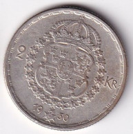 MONEDA DE PLATA DE SUECIA DE 2 CORONAS DEL AÑO 1950  (COIN) SILVER,ARGENT - Suède