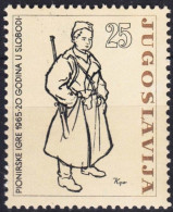 Yugoslavia 1965 - Young Pioneer Games,20 Years Of Freedom MNH - Neufs