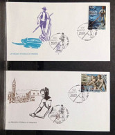 SAN MARINO - 2 FDC - ANNO 2005 - VENETIA - LA REGATA STORICA DI VENEZIA - FDC