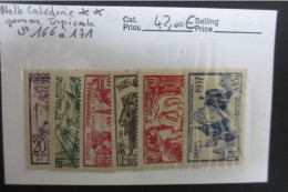 Nelle CALEDONIE N°166 à 171 NEUF** GOMME TROPICALE COTE 42 EUROS VOIR SCANS - Unused Stamps