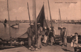 CPA - GUILVINEC - Vue Sur LÉCHIAGAT (Bateau De Pêche Et Pêcheurs) - Edition Villard - Guilvinec