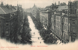 SUISSE - Zürich - Bahnhofstrasse - Avenue D'arbres - Immeubles - Vue - Carte Postale Ancienne - Zürich