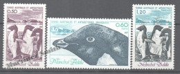 TAAF French Southern And Antarctic Territories 1980 Yvert 86-88, Fauna. The Adelie Penguin - MNH - Ungebraucht