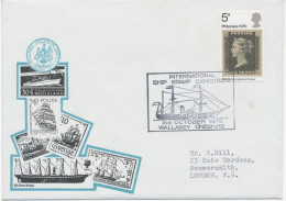 GB SPECIAL EVENT POSTMARK INTERNATIONAL SHIP STAMP EXHIBITION 3rd OCTOBER 1970 WALLASEY CHESHIRE Superb Souvenir Cover - Covers & Documents