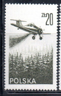 POLONIA POLAND POLSKA 1976 1978 AIR POST MAIL AIRMAIL CONTEMPORARY AVIATION PZL-106 KRUK SPRAYING PLANE 20g MNH - Nuovi