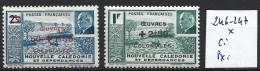 NOUVELLE-CALEDONIE 246-47 * Côte 2.50 € - Unused Stamps