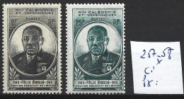 NOUVELLE-CALEDONIE 257-58 * Côte 3.75 € - Unused Stamps