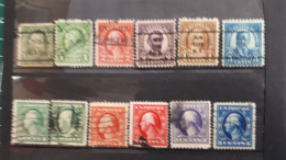 Timbres Etats-Unis : 1908 - 1928 Présidents Américains  & - Used Stamps