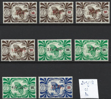 NOUVELLE-CALEDONIE 249 à 56 * Côte 12.50 € - Unused Stamps