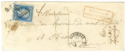 PC 1896 / N° 14 Càd 2 MARSEILLE 2 (12) Sur Lettre 2 Ports Insuffisamment Affranchie Pour Aix, Griffe Rouge Encadrée AFFR - 1853-1860 Napoleon III