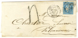 GC 3987 / N° 86 Càd T 17 TOURCOING (57) Sur Lettre Insuffisamment Affranchie Pour Valenciennes. Au Recto, Taxe Tampon 4. - 1870 Bordeaux Printing