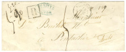 Càd A LYON A (68) Sur Lettre Recommandée Taxée 5 Pour Pontarlier. 1853. - TB. - Other & Unclassified