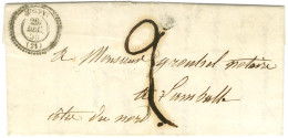 Càd T 22 JUGON (21) Sur Lettre Locale Pour Lamballe Taxée 2. 1855. - TB. - Andere & Zonder Classificatie