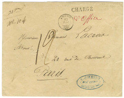 Càd T 15 ANCENIS (42) Sur Lettre 3 Ports (31 Grammes) Chargée D'office Pour Paris. Au Recto, Taxe 12 Manuscrite. 1859. - - Autres & Non Classés