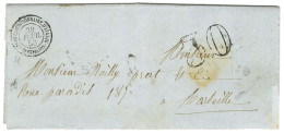 Càd CORPS EXPEDITIONNAIRE D'ITALIE / 2e DIVISION Taxe 30 DT Sur Lettre Avec Texte Daté Du Cercle Militaire Français à Ro - Army Postmarks (before 1900)