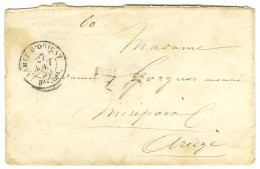 Càd ARMEE D'ORIENT / Bau Cal Taxe 30 DT Sur Lettre Pour Mirepoix. 1855. - TB. - Legerstempels (voor 1900)