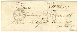 Càd Double Cercle ARMEE D'ORIENT / Bau C Taxe 30 DT Sur Lettre Avec Très Bon Texte Daté Devant Sébastopol Le 4 Mai 1855  - Armeestempel (vor 1900)