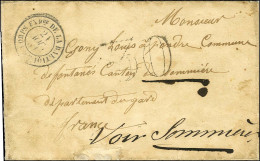 Càd CORPS EXPre DE LA BALTIQUE / * 21 AOUT 54 Taxe 30 DT Sur Lettre Avec Texte Daté '' Boumarchand '' [Bomarsund] Pour S - Army Postmarks (before 1900)