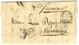 Càd ARMEE D'ITALIE / Bau N Taxe 30 DT Sur Lettre Rectifiée 6 2 Ports (8 Grammes) Avec Texte Daté Bagnola Le 20 Juin 1859 - Marques D'armée (avant 1900)