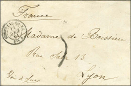 Càd CORPS EXP CHINE / Bau A 13 AVRIL 61 Taxe Tampon 5 Sur Lettre Pour Lyon. - TB / SUP. - R. - Army Postmarks (before 1900)