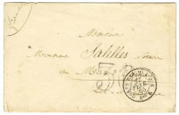 Càd CORPS EXP MEXIQUE / Bau K Taxe 30 DT Sur Lettre Pour Le Mas D'Agenais. 1865. - TB / SUP. - Army Postmarks (before 1900)